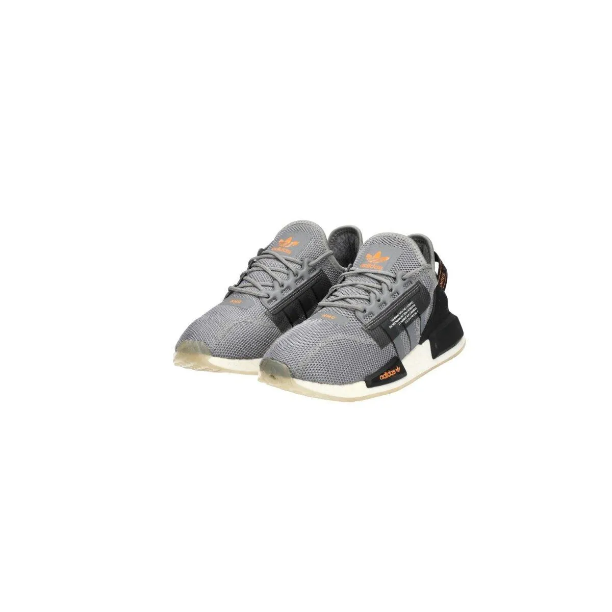 Adidas Nmd R1 V2 Sport Shoes Fabric Grey Colour For Men