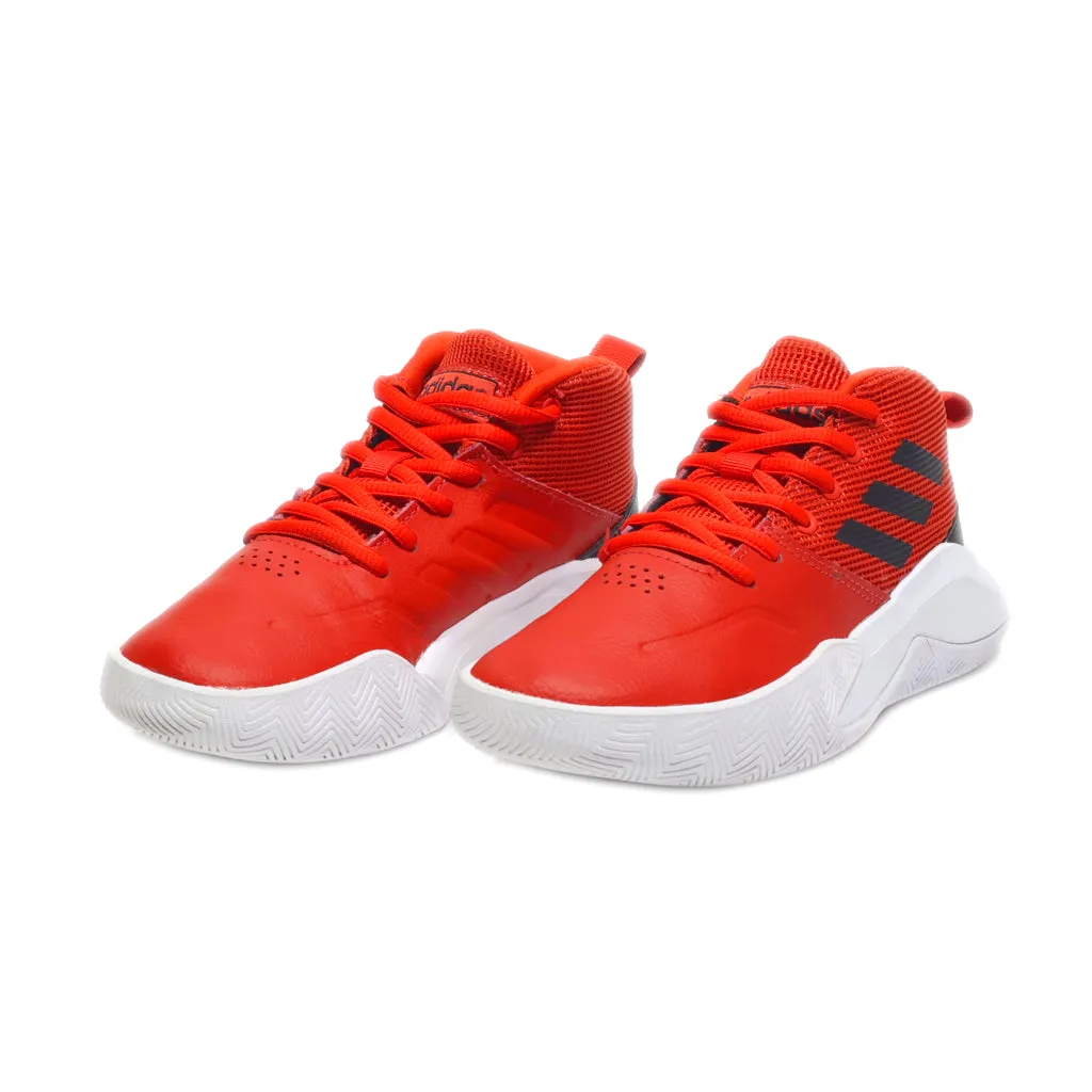 Adidas Ownthegame 2.0 Sport Shoes Fabric Red Colour For Kids