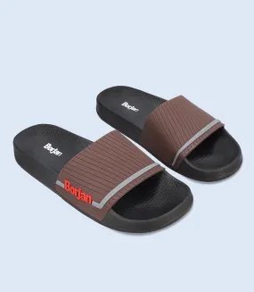 BM4992-BROWN-Men Slipper