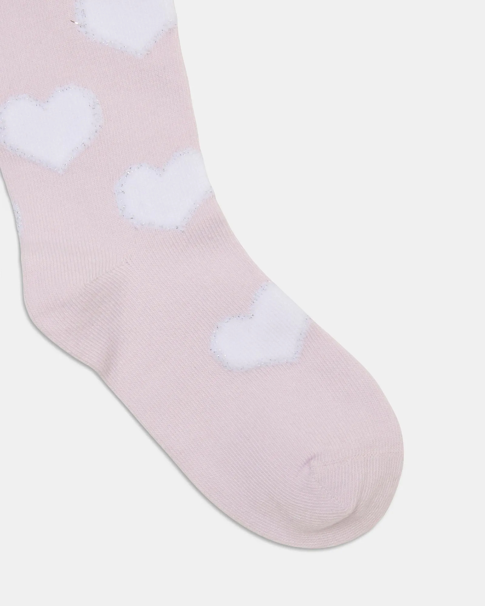 Bold Heart Cotton Tights Dusty Lilac