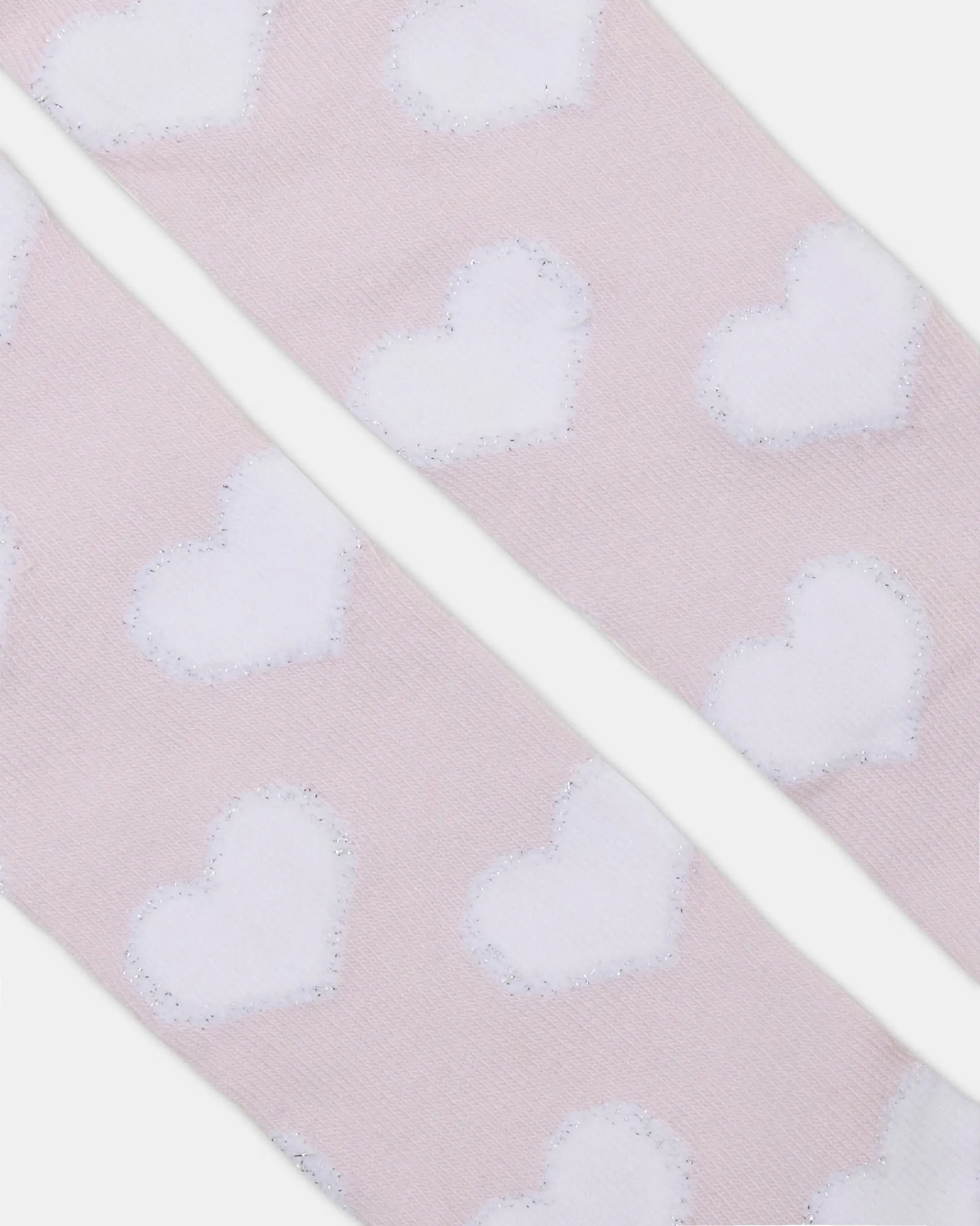 Bold Heart Cotton Tights Dusty Lilac