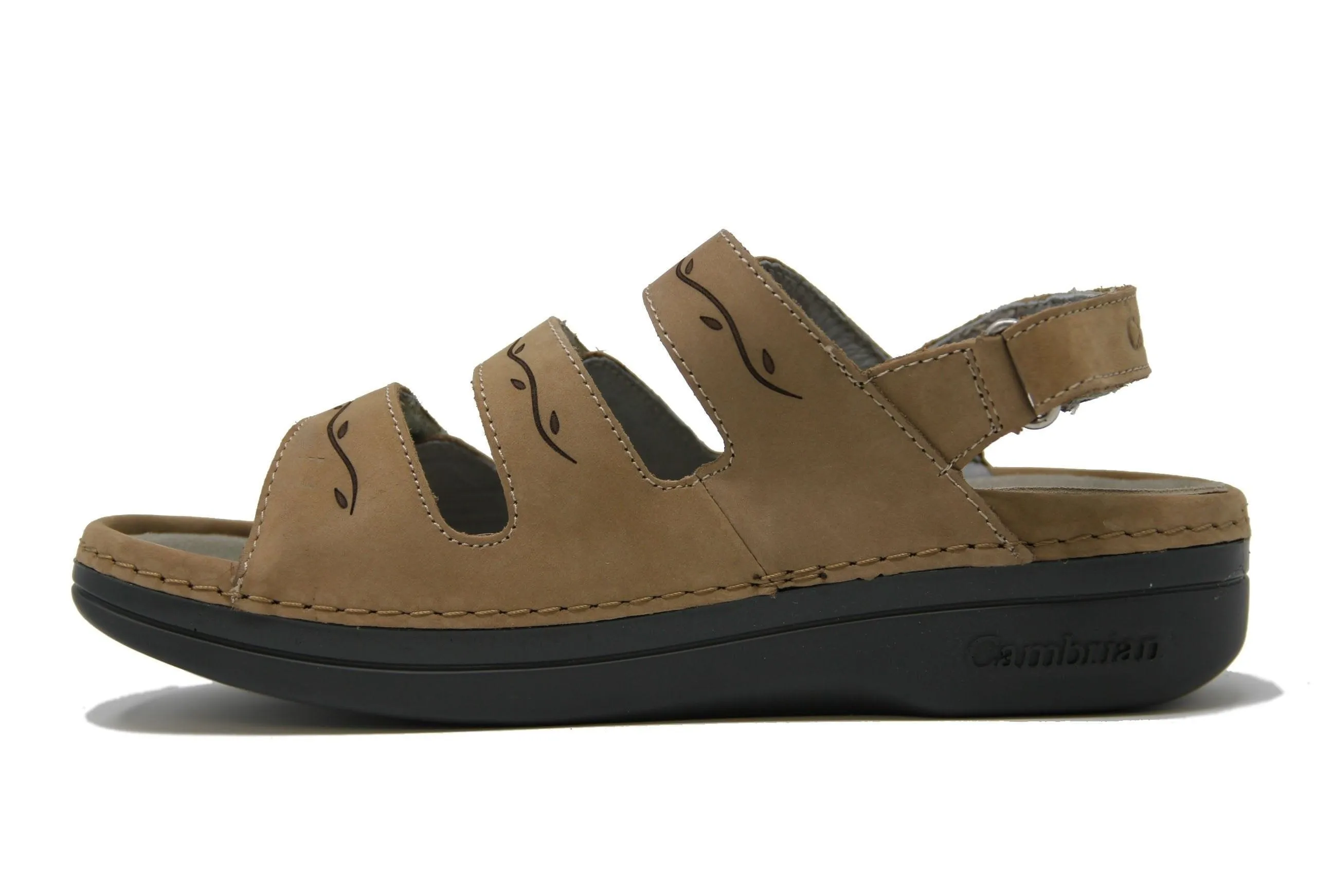 Cambrian Women's Delphi 4 Walking Sandals- Taupe