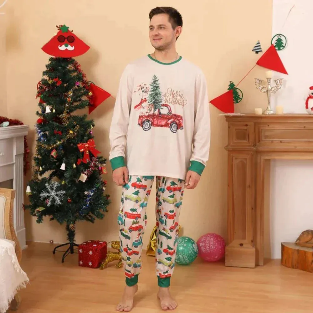 Christmas Cars Family Pajama Set