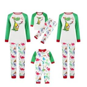 Christmas Dino Family Matching Pajama Set