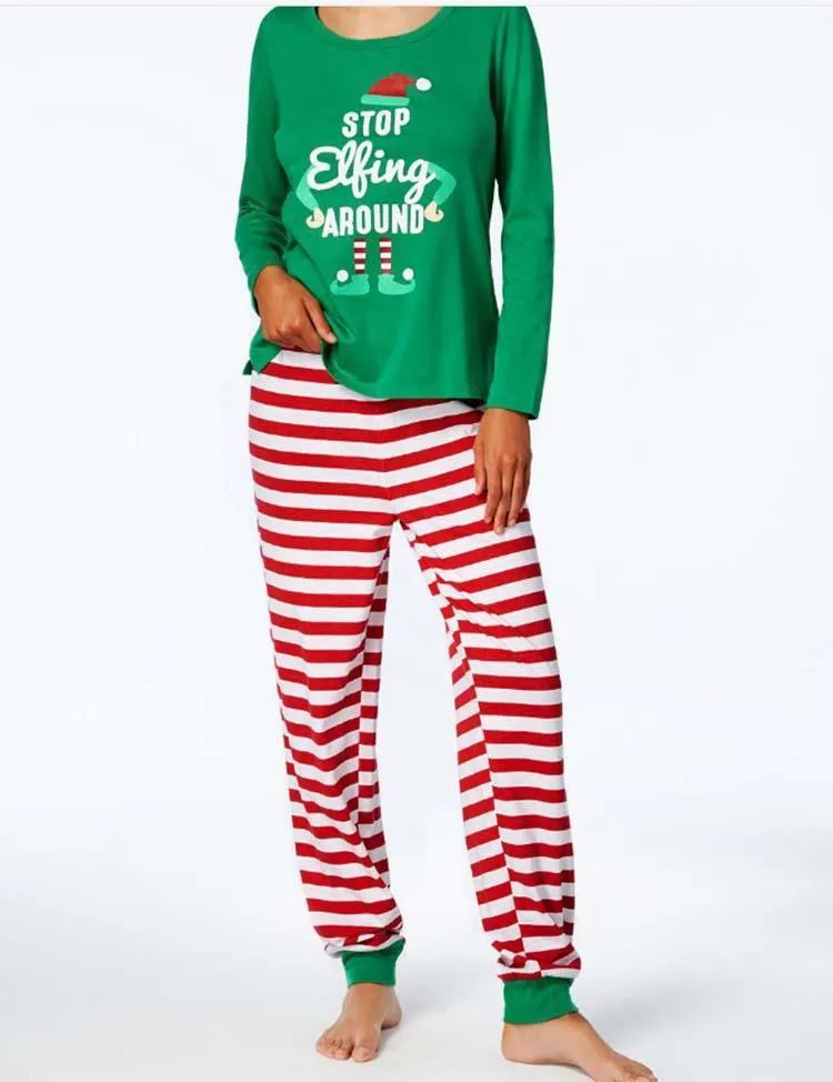 Christmas Family Letters Family Matching Pajamas
