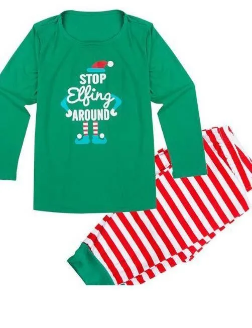 Christmas Family Letters Family Matching Pajamas