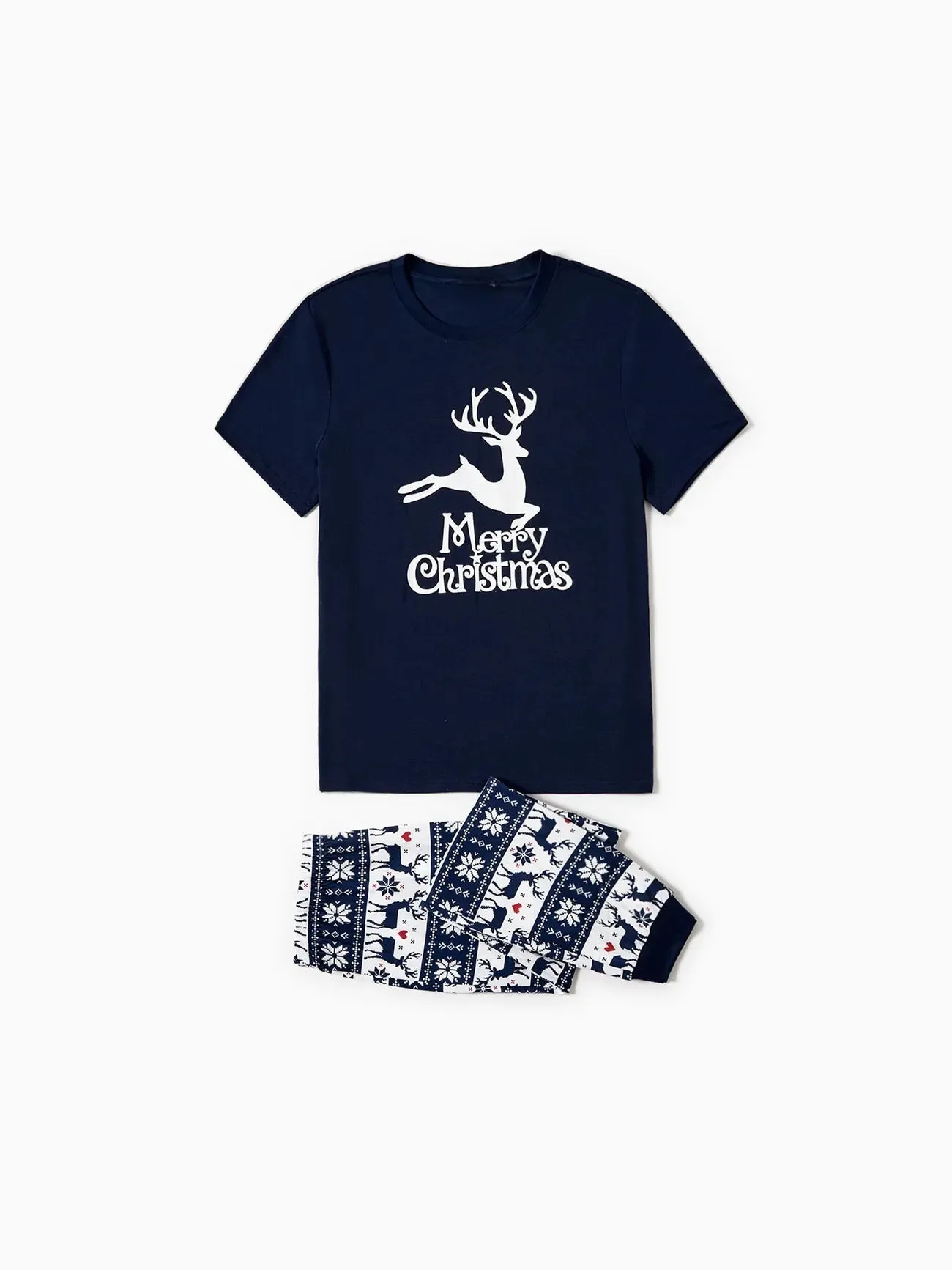 Christmas Glow In The Dark Reindeer Family Pajama Set