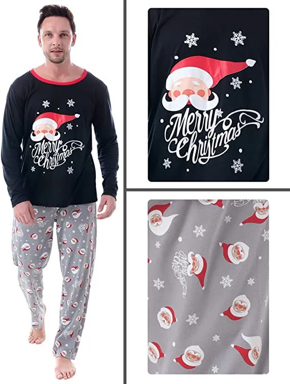 Christmas Pajamas Matching Family  Clothes Cartoon  Printed  Mother Daughter Pajama Set Homewear Kids Sleepwear