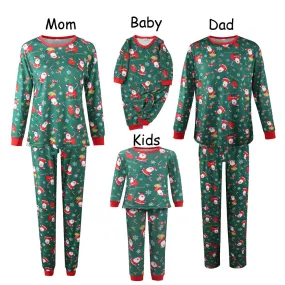 Christmas Pajamas Matching Family Pyjamas  Style Parent-Child Suit Autumn and Winter Women's Loose Homewear Pajamas Women