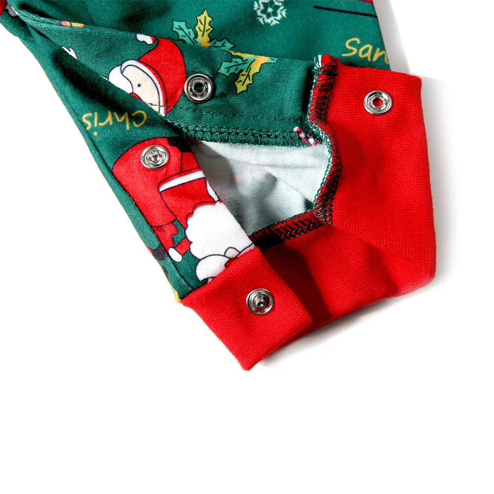 Christmas Pajamas Matching Family Pyjamas  Style Parent-Child Suit Autumn and Winter Women's Loose Homewear Pajamas Women