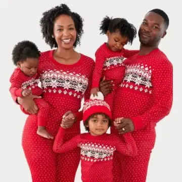 Christmas Printed Parent-Child Pajama Set for Christmas