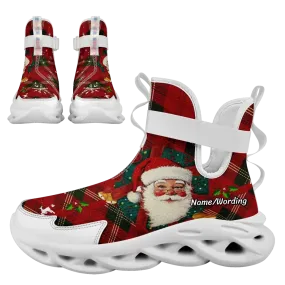 Corporate Gifts,Personalized Santa Claus Sneakers, Custom Xmas Fashion Shoes, Christmas Collection Shoes, Best Gift for Christmas