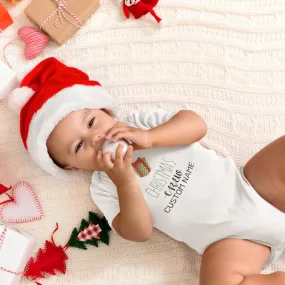 Custom Name Christmas Crew T-shirt Baby Onesie-254