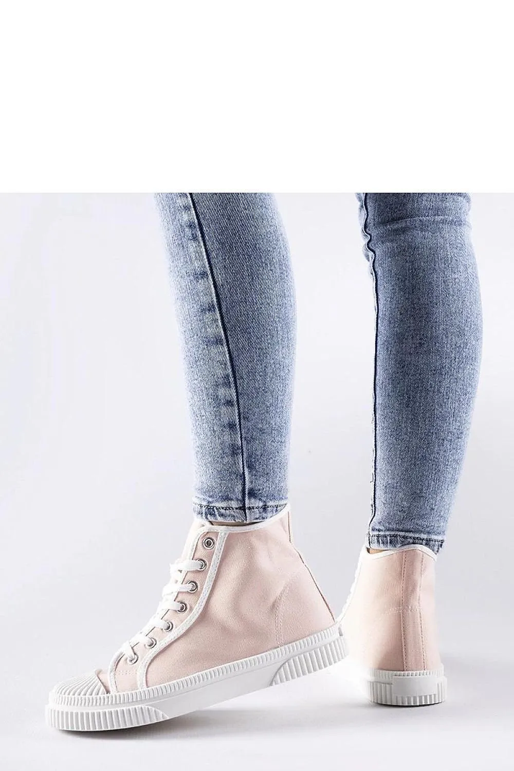 Dark pink high top sneakers
