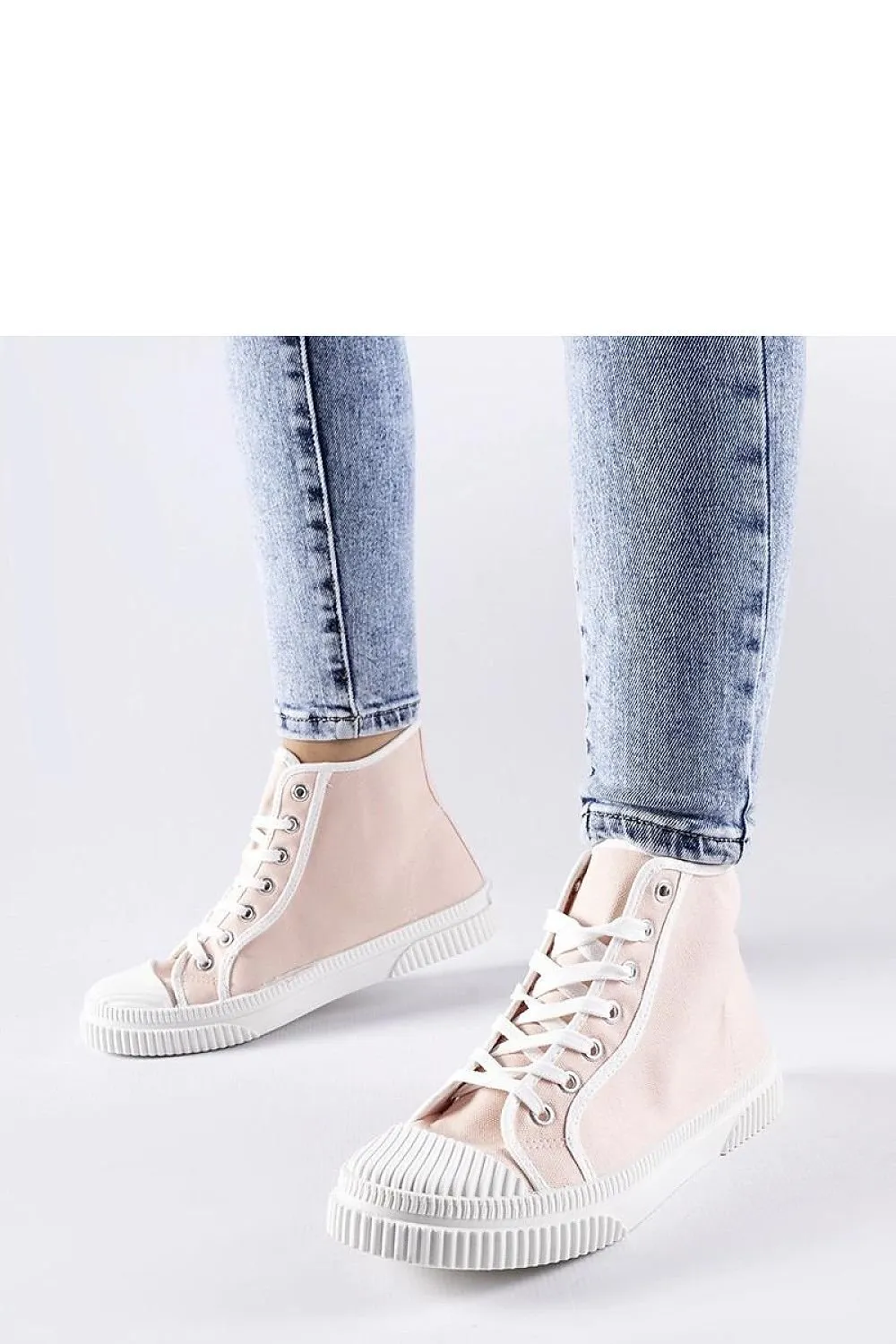 Dark pink high top sneakers