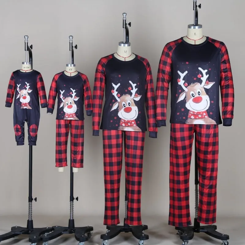 Deer Xmas Family Matching Pajama Set
