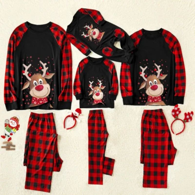 Deer Xmas Family Matching Pajama Set