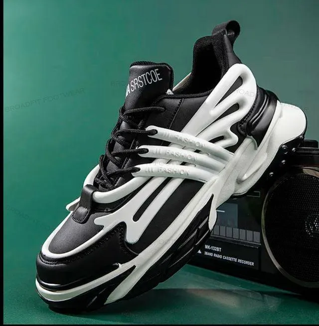 Dvogue footwear black casual sneakers shoes for men