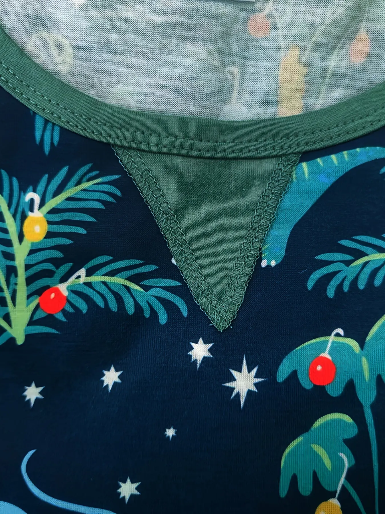 Family Matching Dinosaur Print Family Look Pajama Set