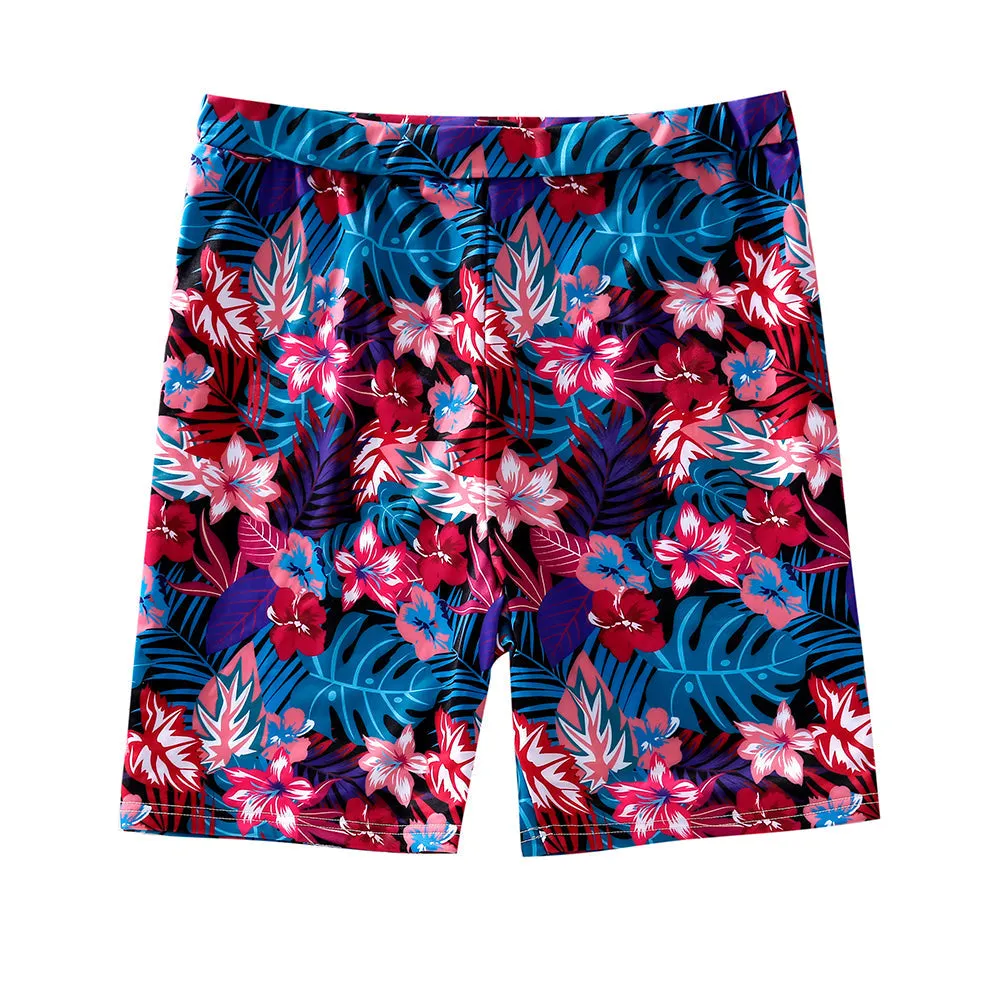 Family Matching Long Sleeve Team Summer Swimsuits