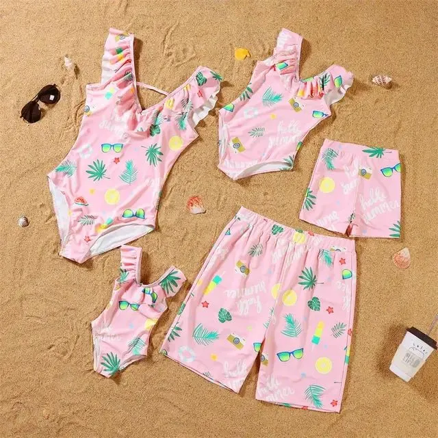 Family Matching Swimwear