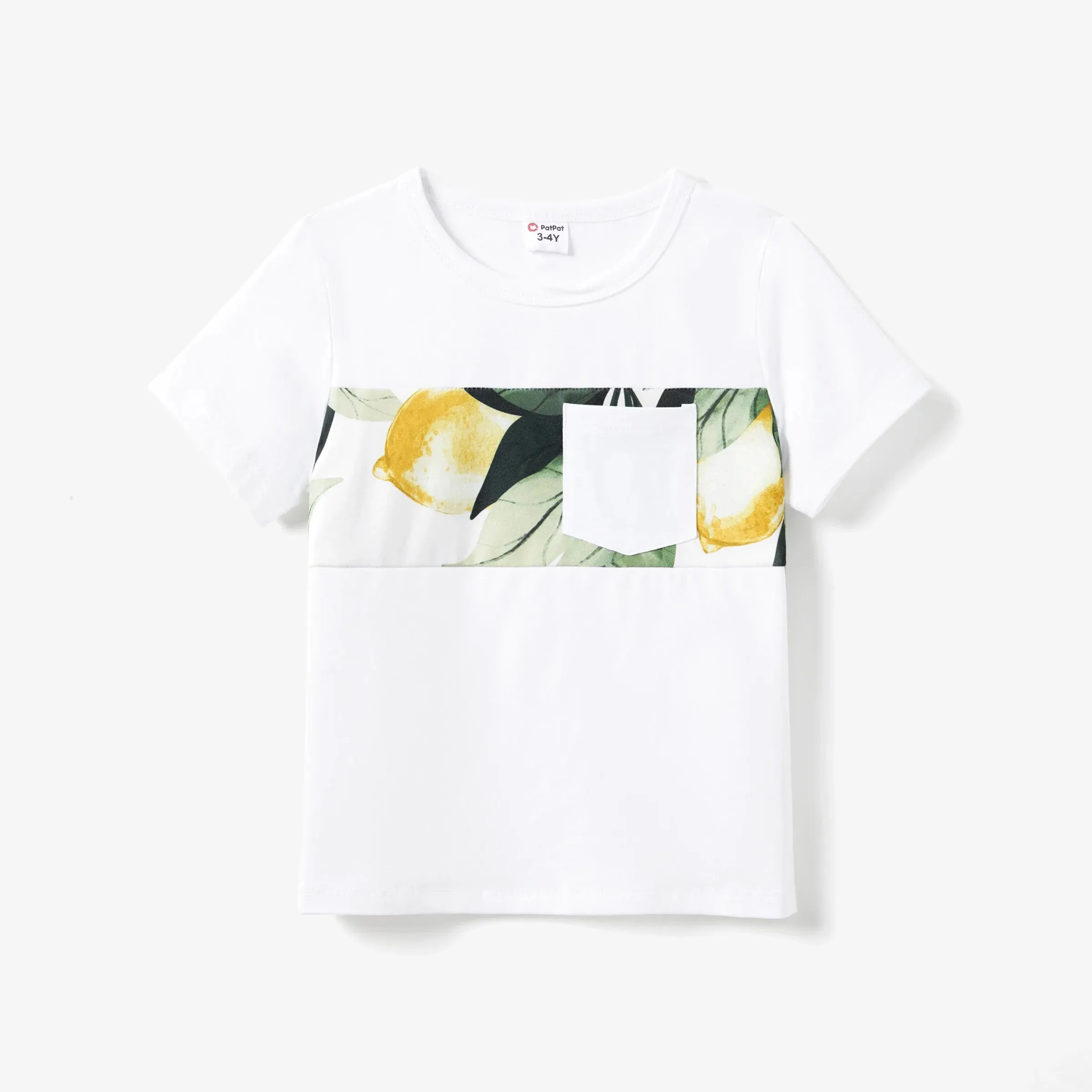 Family Matching T-Shirt and Floral Strap Button Up Dress with Pockets Sets Suitable for Summer Season