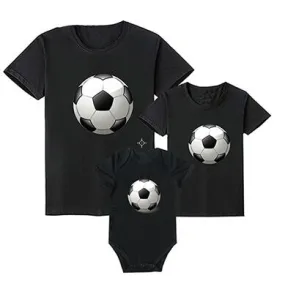 Family Matching T-shirts Rompers New Mom Daddy and Me Baby Boy Girl Outfits