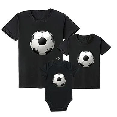 Family Matching T-shirts Rompers New Mom Daddy and Me Baby Boy Girl Outfits