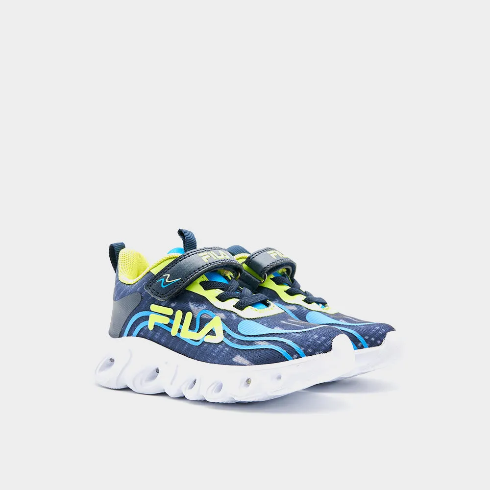 Fila Infants Cam Lights Sneaker Blue/Multi _ 183006 _ Blue