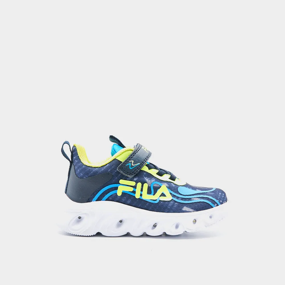Fila Infants Cam Lights Sneaker Blue/Multi _ 183006 _ Blue