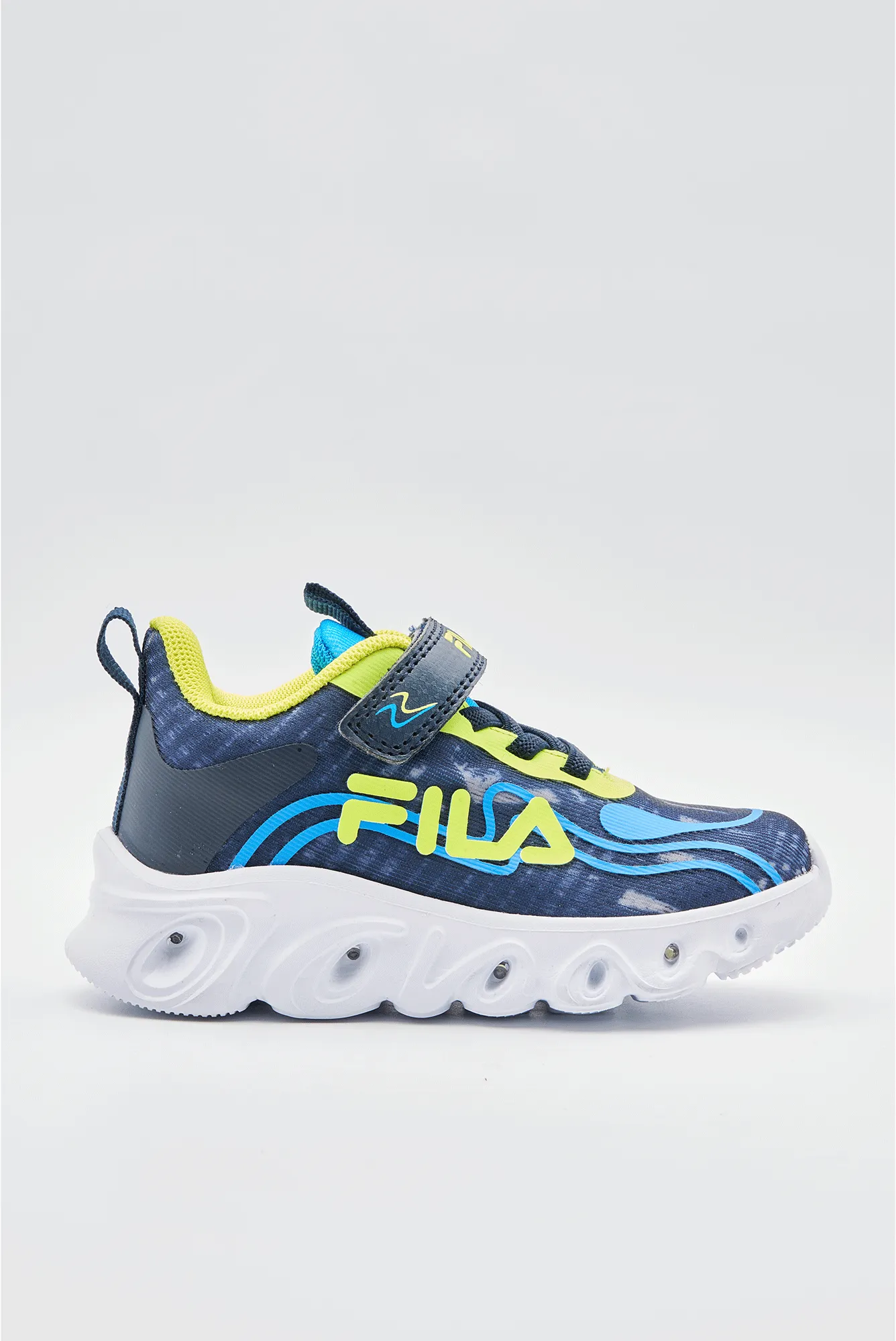 Fila Infants Cam Lights Sneaker Blue/Multi _ 183006 _ Blue