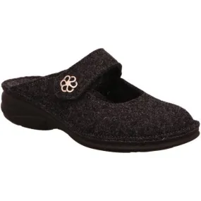 Finn Comfort Women's Brig Mary Jane Clogs- Antrazit
