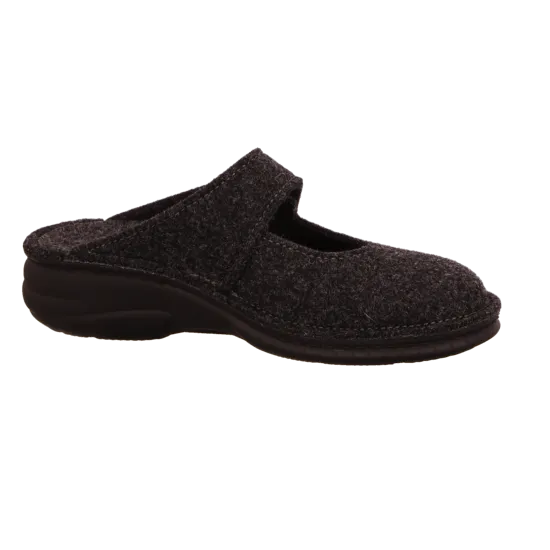 Finn Comfort Women's Brig Mary Jane Clogs- Antrazit