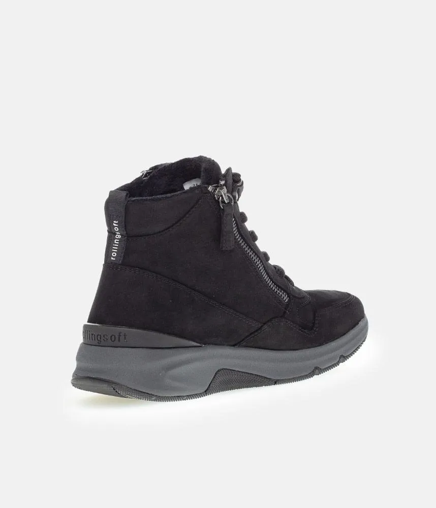 Gabor Fantastic Casual Black Sneaker Booties