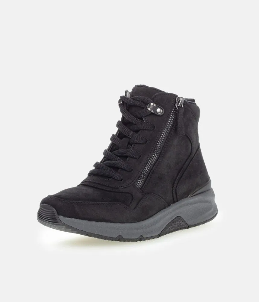 Gabor Fantastic Casual Black Sneaker Booties