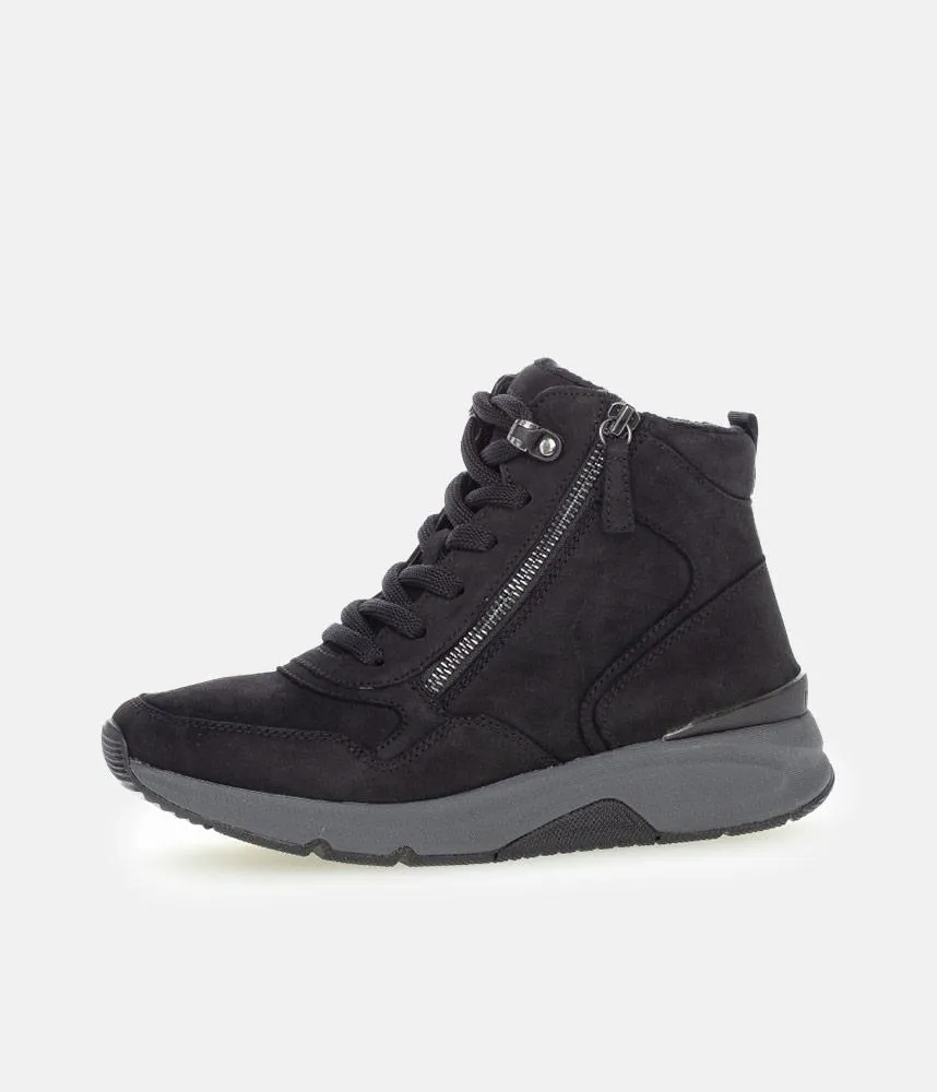 Gabor Fantastic Casual Black Sneaker Booties