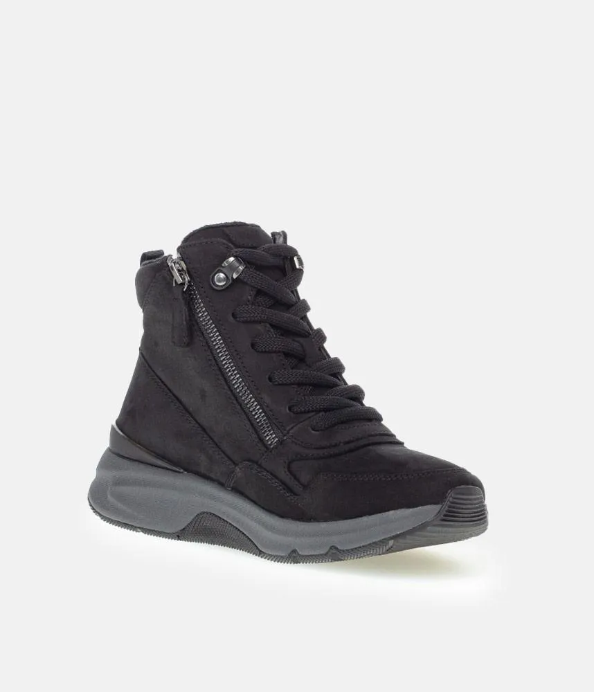 Gabor Fantastic Casual Black Sneaker Booties