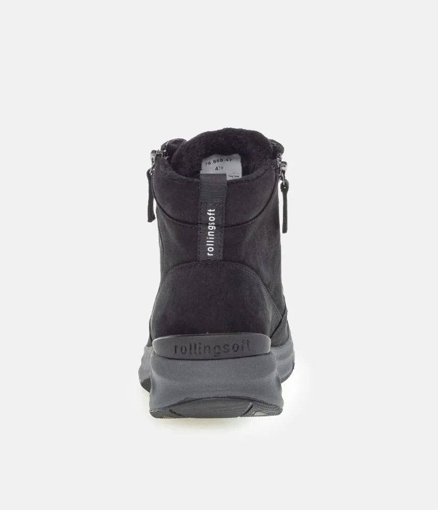 Gabor Fantastic Casual Black Sneaker Booties