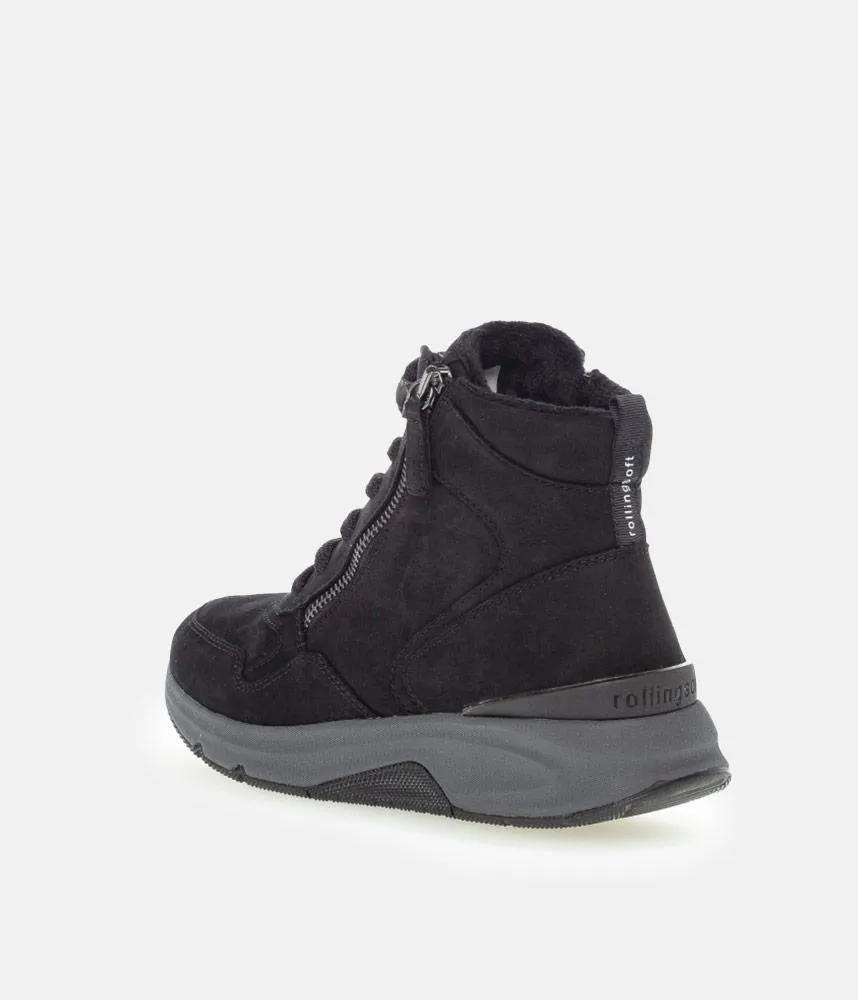Gabor Fantastic Casual Black Sneaker Booties