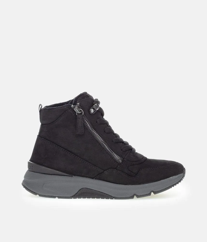 Gabor Fantastic Casual Black Sneaker Booties