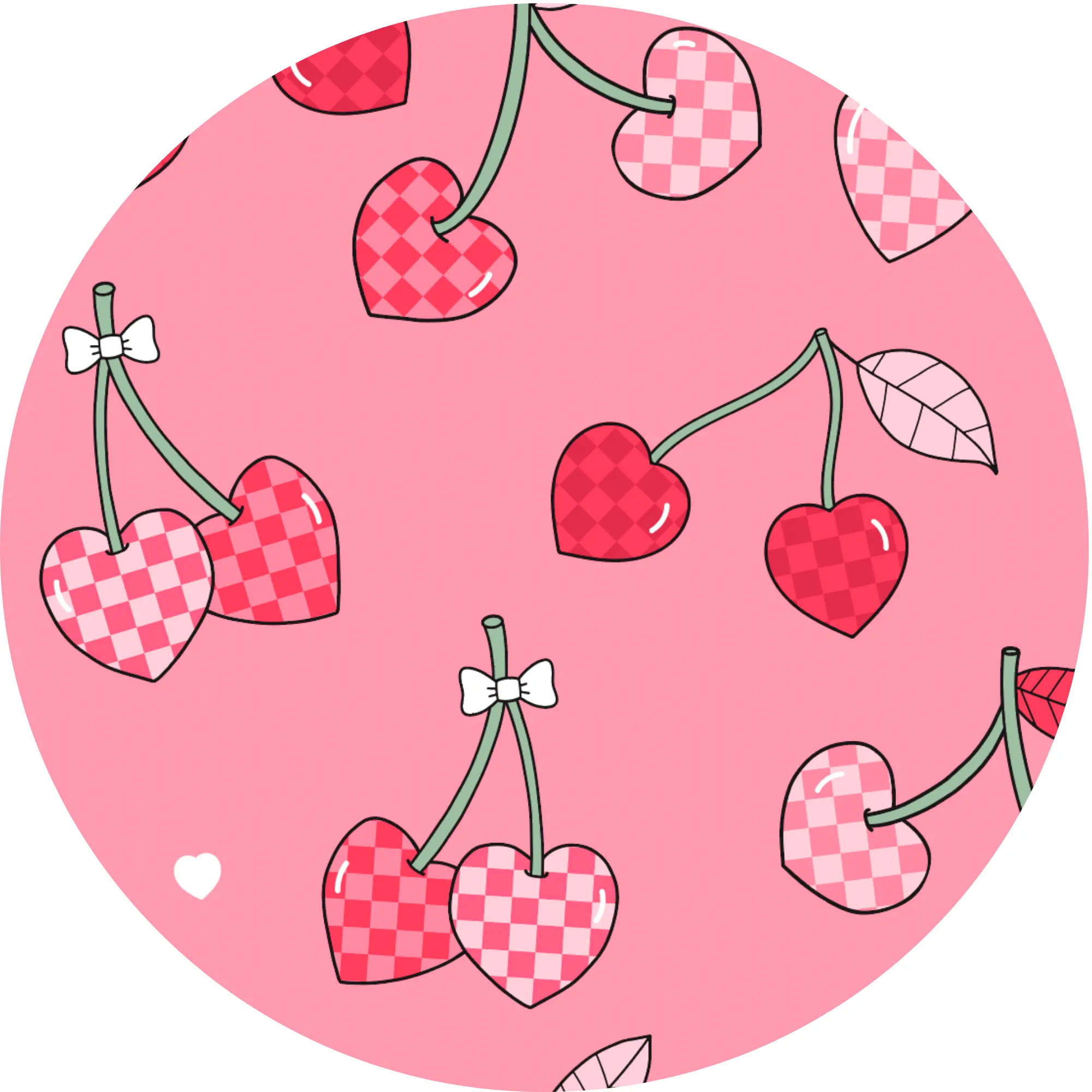 I Love You Cherry Much Baby Bow