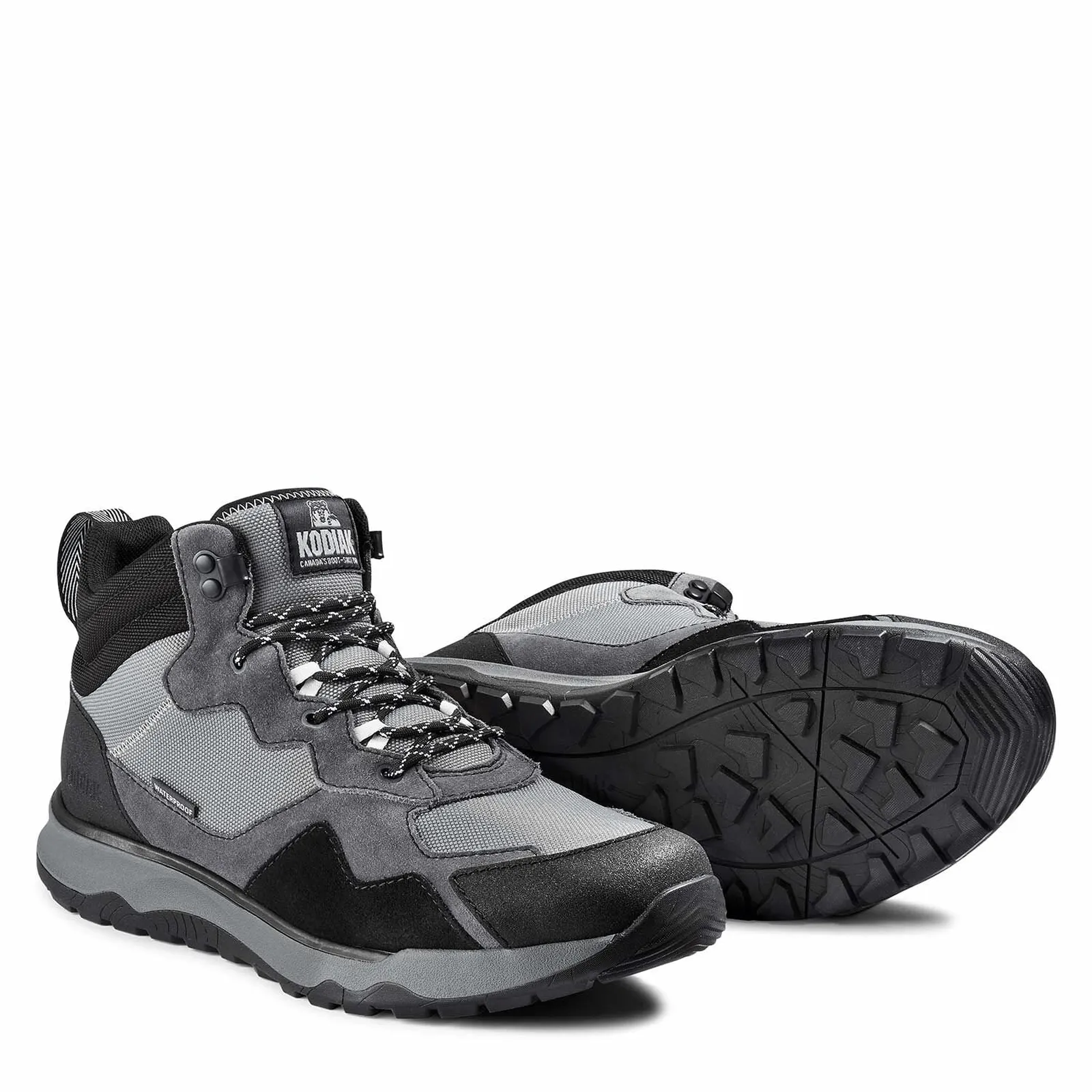 Kodiak Men's Selkirk Waterproof Hiking Boots- Grey