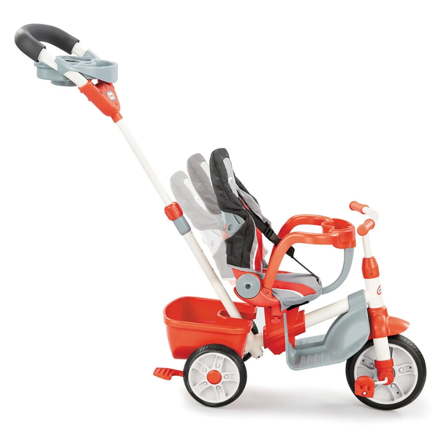 Little Tikes 5-in-1 Deluxe Ride & Relax Recliner Trike Toy – Adjustable Toddler Trike with 5 Stages and Reclining Seat