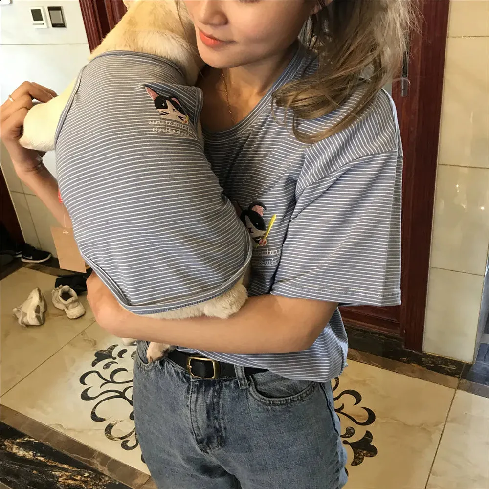 Matching Family Clothes For Pet And Owner Cartoon Puppy