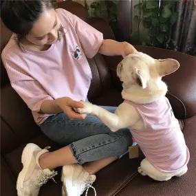 Matching Family Clothes For Pet And Owner Cartoon Puppy