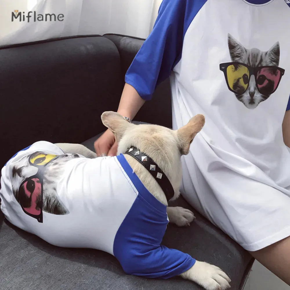 Matching Family Clothes For Pet And Owner Cool Cat Logo
