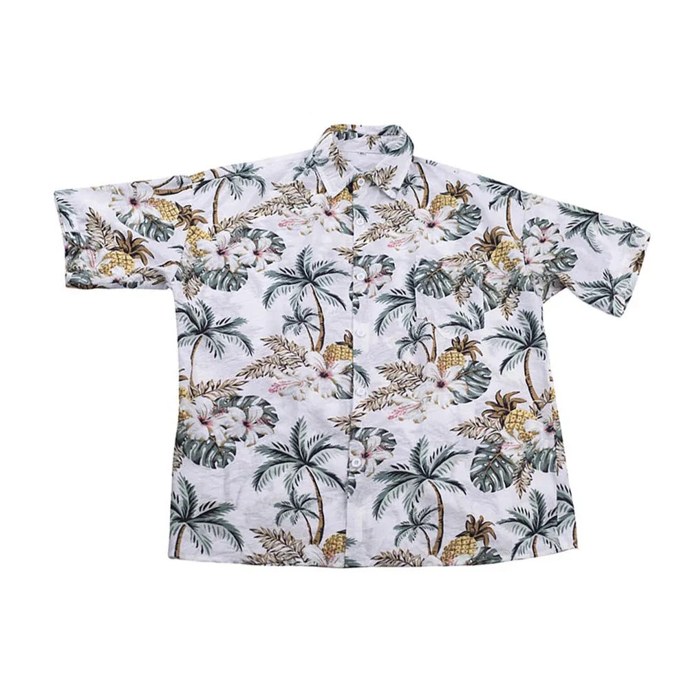 Matching Family Clothes For Pet And Owner Hawaii Beach Casual Shirt