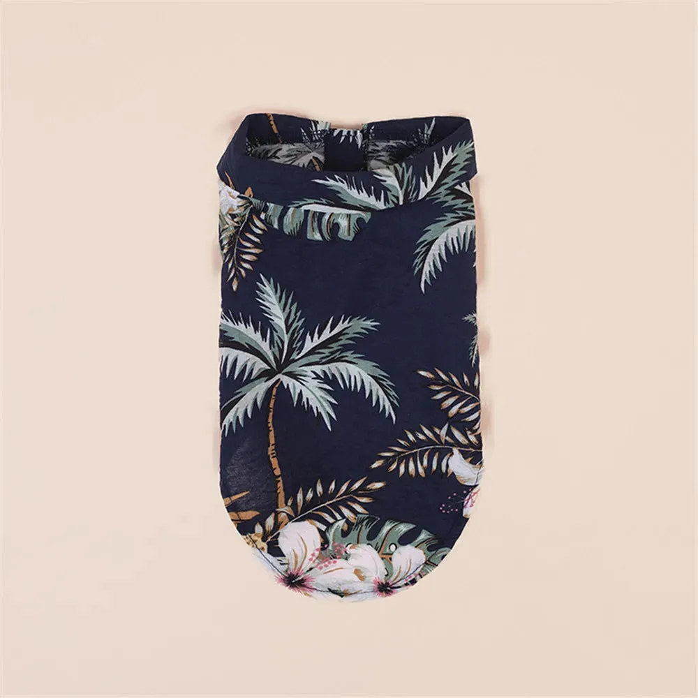 Matching Family Clothes For Pet And Owner Hawaii Beach Casual Shirt