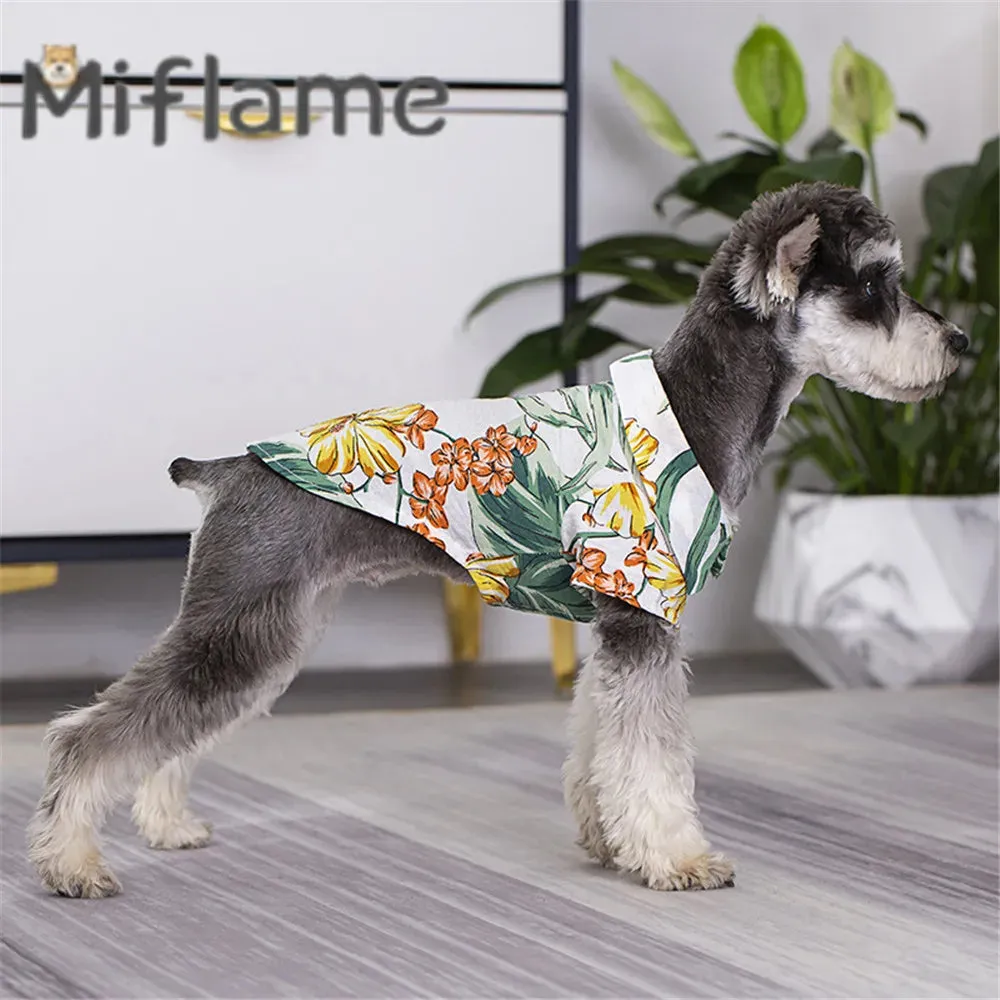 Matching Family Clothes For Pet And Owner Hawaii Beach Casual Shirt