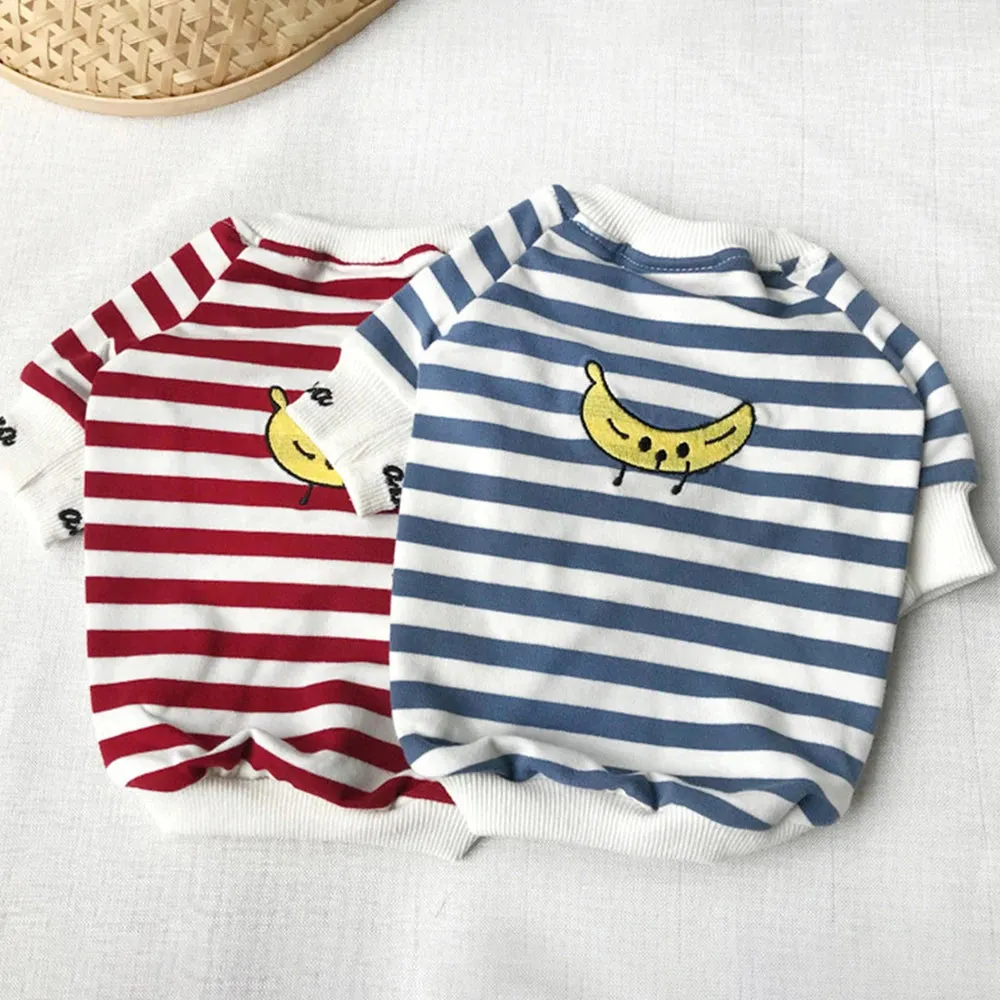 Matching Family Clothes For Pet And Owner Simple Lines Pattern